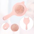thumbnail image 3 of Unique Bargains 1pc Women Cat's Ears Airbag Hair Comb for Straight Curly Thick Wet Hair Pink ABS TPR, 3 of 6