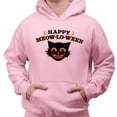 thumbnail image 2 of Happy Meow-lo-ween Hoodie Sweatshirt Unisex Small Pink, 2 of 5