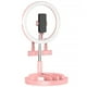 thumbnail image 1 of Ring Light Live Bracket Soporte plegable para teléfono móvil Soporte portátil antideslizante Soporte para teléfono móvil, Rosa Inevent EL000552-01B, 1 of 7