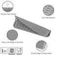 thumbnail image 3 of Emlimny Silicone Dish Drying Mat for Multiple Usage,Easy clean,Eco-friendly,Heat-resistant Silicone Mat for Kitchen Counter,Sink,Bar,Bottle,or Cup Gray, 12 inches x 6 inches, 3 of 6