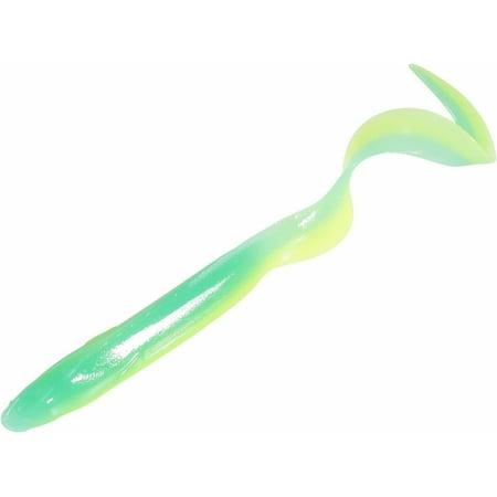 5 Pack Sand EEL Lures Saltwater Soft Fishing Lures Swimbait 6 Inch 3/8oz Surf Fishing Creature Baits Soft Plastic Artificial Ribbontail Worm Lime 6 -5 Pack