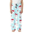 thumbnail image 4 of MEZZALL Child Pants Themed Boys Home Pants Christmas Festive Holiday Sleep Kids Cozy Flannel Bottoms Santa Claus Trendy Trousers Slacks, 4 of 4