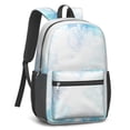 thumbnail image 2 of 17 Inch Lightweight Backpack,PVC Waterproof Oxford Fabric, Ergonomically Designed, with Large Capacity, Frozen Aesthetic Pattern, 2 of 5