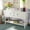Distressed White, variant on SAFAVIEH Tate Distressed White Wood Console Table with Drawer (47.3 in. W x 13 in. D x 29.5 in. H)