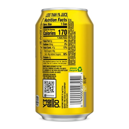 Mello Yello Can, 12 fl oz