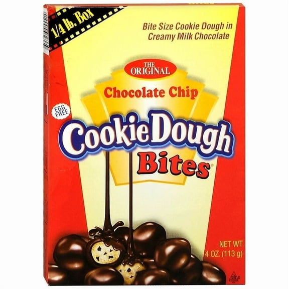 Cookie Dough Bites Cookie Dough in Creamy Milk Chocolate Candy 4.0 oz Pack of 2