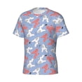 thumbnail image 3 of Rocae Cartoon Poodle Dog for Men's Moisture-Wicking Crew Tee - T-Shirt for Sports, Outdoor Activities, and Casual Wear, 3 of 9