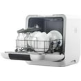 thumbnail image 2 of Midea Portable Countertop Dishwasher, 6-Liter Tank, Auto Open Door, 7 Wash Programs, UV Hygiene, White, 2 of 8