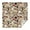 Brown Mushroom Line, variant on Brown Mushroom Label Light Pattern Square Tablecloth,Waterproof Square Table Cover,Wipeable Spillproof Washable Table Cover for Home Kitchen Party Decor 42"X42"(107x107cm)