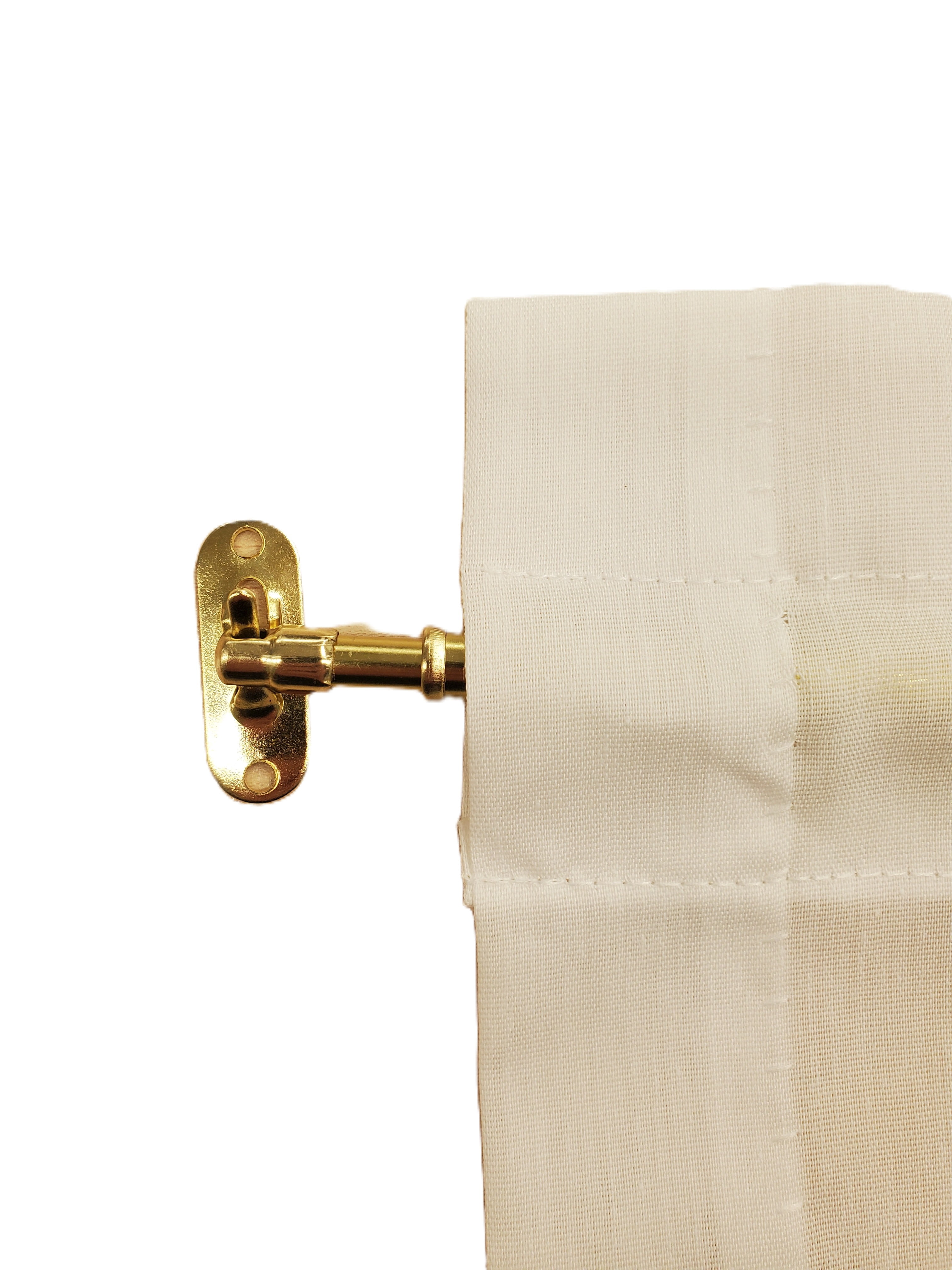 Low Profile Flush Mount Brass Metal Sash Rod 5/16 Inch Diameter Adjustable 21-38"