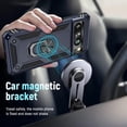thumbnail image 6 of for Google 8 Pro Phone Case:Google Pixel 8 Pro Case with Magnetic Finger Ring Stand,Heavy Duty Rugged Protective Bumper Cover for Google Pixel 8 Pro Blue Men, 6 of 12