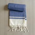 thumbnail image 2 of Brielle Home Morro Turkish Peshtemal Beach Towel, 2 of 10