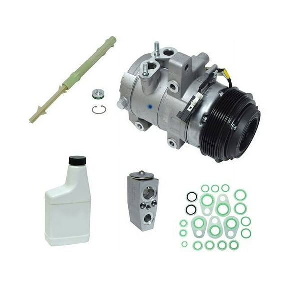 A/C Compressor Kit - Compatible with 2011 - 2013 Ford F-150 5.0L V8 VIN F MFI Electronic Naturally Aspirated DOHC FLEX 2012