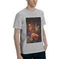 thumbnail image 2 of Bingfone Butterfly Sitting On A Flower Men'S Loose Fit Short-Sleeve Pocket T-Shirt, 2 of 7
