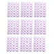 thumbnail image 1 of Vogacara 9 pack/lote pegatinas de uñas de línea francesa gradiente con colores ricos accesorios de calcomanías de uñas ayudas para Juegos de manicura mil novecientos veinticinco, 1 of 6