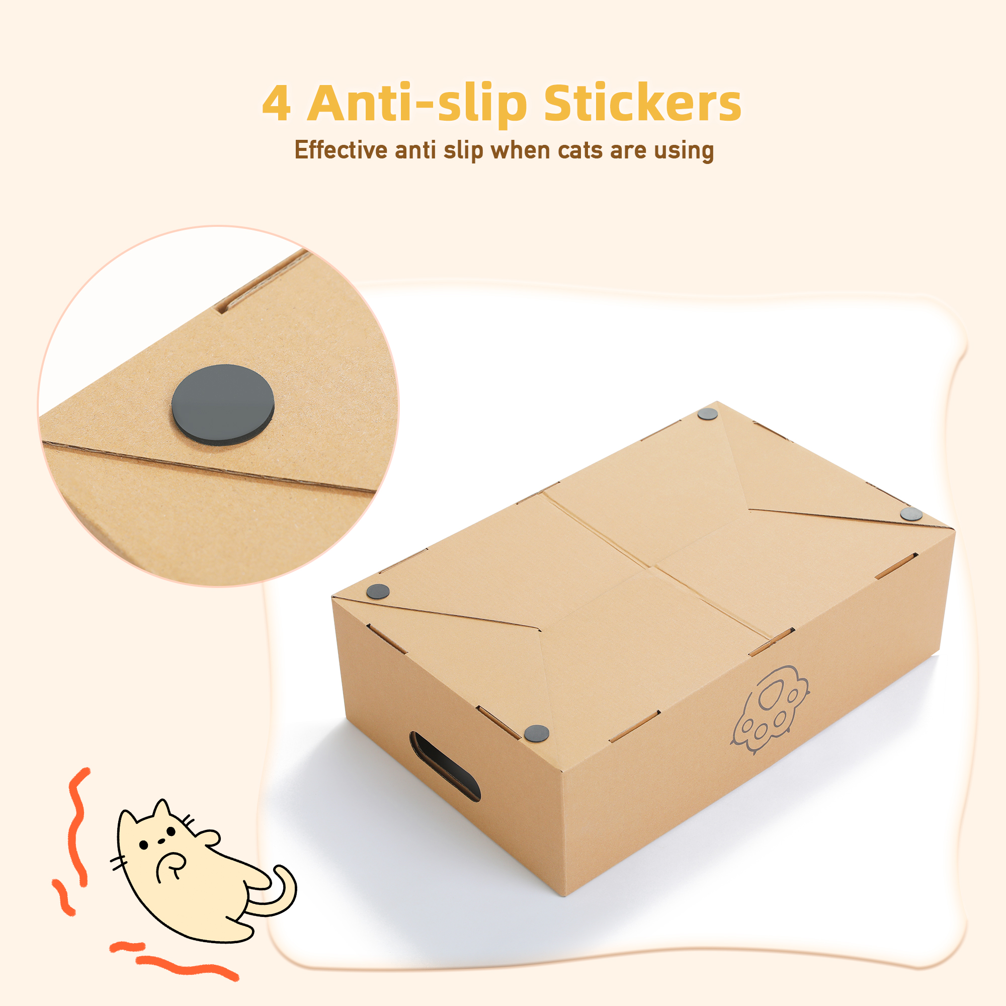 Pawz Road 3-in-1 Cat Scratcher Cardboard Lounger photo 6