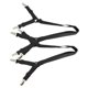 thumbnail image 5 of 2/4/8 correas para sujetar sábanas: pinzas ajustables entrecruzadas para sábanas, banda elástica, sujetadores de sábanas ajustables, pinzas para tirantes., 5 of 8