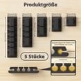 thumbnail image 3 of Wweixi 5piece Durable Cable Holder Organizer For Wood Tile Metal And Plastic Surfaces Multiple Slots 1Set, 3 of 6