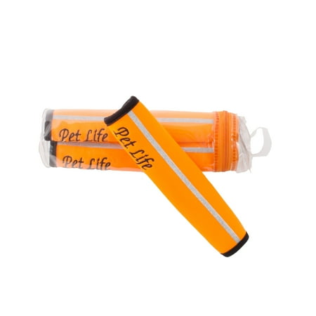 UPC: 0858342074049 | Pet Life ® Extreme-Neoprene Joint Protective Safety Recovery and Reflective Pet Dog Sleeves – Set of 4