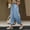 Light Blue, variant on Qulqfy Green Capris for Women Cargo Jogger Stretch Hiking Capris Summer High Waisted Pants Trousers Pants for Women L