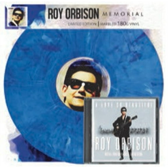 Roy Orbison - Memorial (Blue Marbled LP Vinyl) W/ A Love So Beautiful On CD