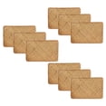 thumbnail image 1 of Pack of 9, Natural Seagrass Place Mat, 17.7Inch x 12Inch, Hand-Woven Rectangular Rattan Placemats, 1 of 7