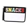 thumbnail image 3 of Bolsa de cosméticos transparente perfecl PVC organizador negro, 3 of 8