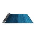 thumbnail image 2 of Ahgly Company Indoor Round Abstract Light Blue Contemporary Area Rugs, 3' Round, 2 of 4