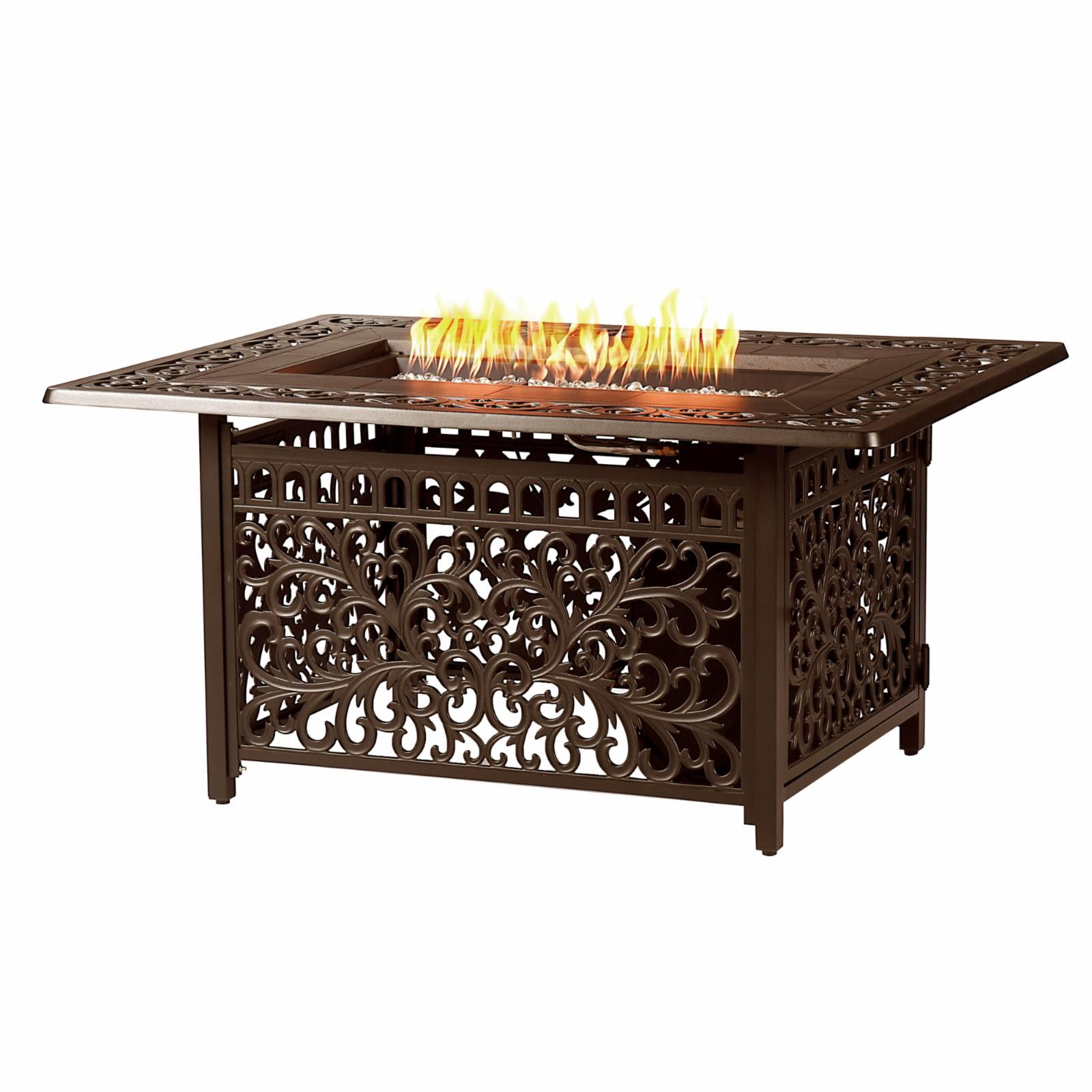 Oakland Living Cabos 48 in. Rectangular Propane Fire Pit Table