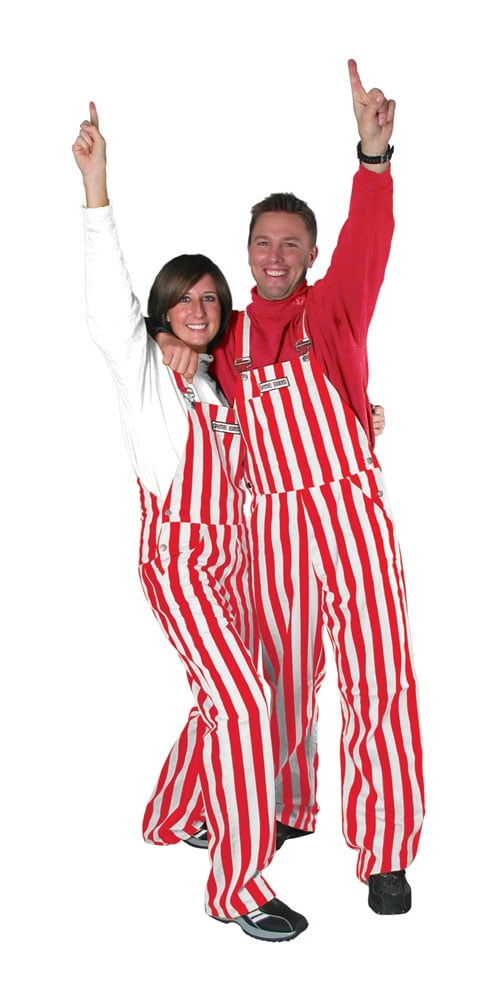 walmart red white and blue overalls