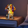 thumbnail image 3 of HzyK 2025 New 3D Stained Glass Beagle Lamp, Dog Series Art Night Light with Warm Ambient Glow for Pets Lovers, 3 of 9