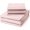 Barely Pink, variant on Full Size 6 Piece Sheet Set - Soft Breathable Luxury Bedding with Deep Pocket, Shrink & Fade Resistant, Embroidered Design, 2 Extra Pillowcases, Purple
