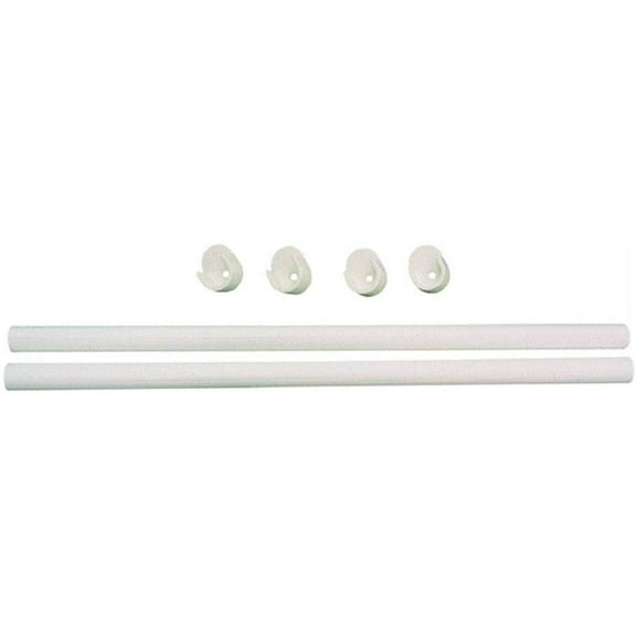Closet Organizers Wardrobe Rod Size: 24" Length