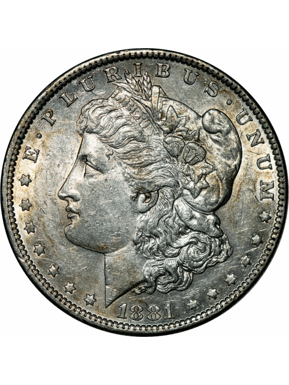 US Mint 1881O Morgan Silver Dollar Coin $1 Raw