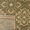 thumbnail image 6 of SAFAVIEH Courtyard Austin Geometric Indoor/Outdoor Area Rug, 2'7" x 5', Green/Cream, 6 of 10