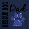 thumbnail image 3 of CafePress - Rescue Dog Dad 2 Dark T Shirt - Men's Classic Graphic Cotton T-Shirt, 3 of 4