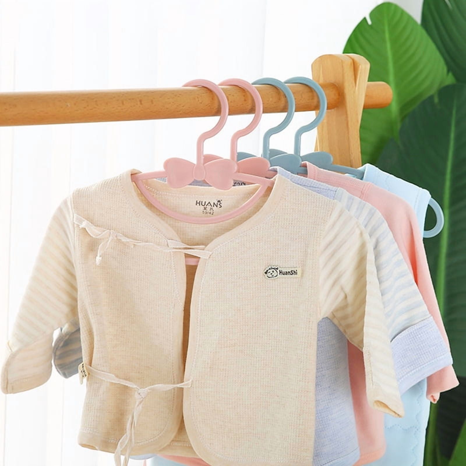 5-50Pcs Baby Hangers Plastic Kids Clothes Storage Hanger Rack for Nursery Children Hangers Toddler Infant Portable Coats Home