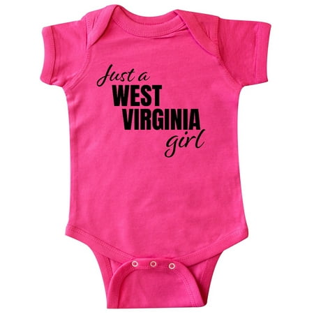 

Inktastic Just a West Virginia Girl Born and Raised Gift Baby Girl Bodysuit