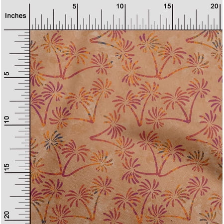 oneOone Cotton Poplin Brown Fabric Batik Quilting Supplies Print Sewing Fabric By The Yard 56 Inch Wide - QW