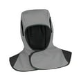 thumbnail image 4 of Capucha de soldadura de protección total, a prueba de polvo, resistente al desgaste, ligera, ignífuga, reutilizable, lavable para soldadores, máscara Gris, 4 of 8