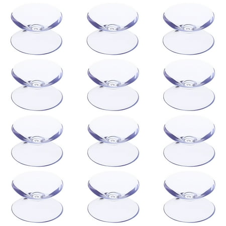 

12pcs Double Sided Suction Cups Glass Table Tops Clear Spacer Glass Anti-slip Pads Mini Suction Cups