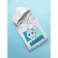 thumbnail image 3 of Aquarius Emoji Vibes - Trident Design Men's Hoodie, 3 of 4