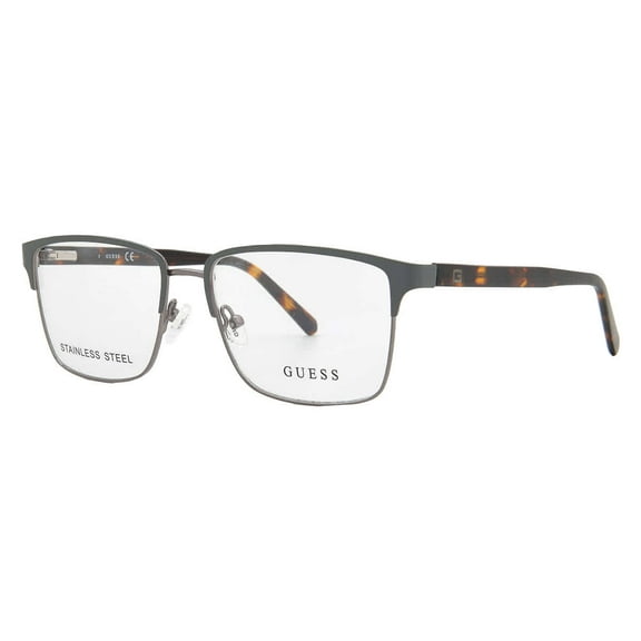 Guess GU50070 020 Men's Grey/Other Metal Full Rim Frame Eyeglasses
