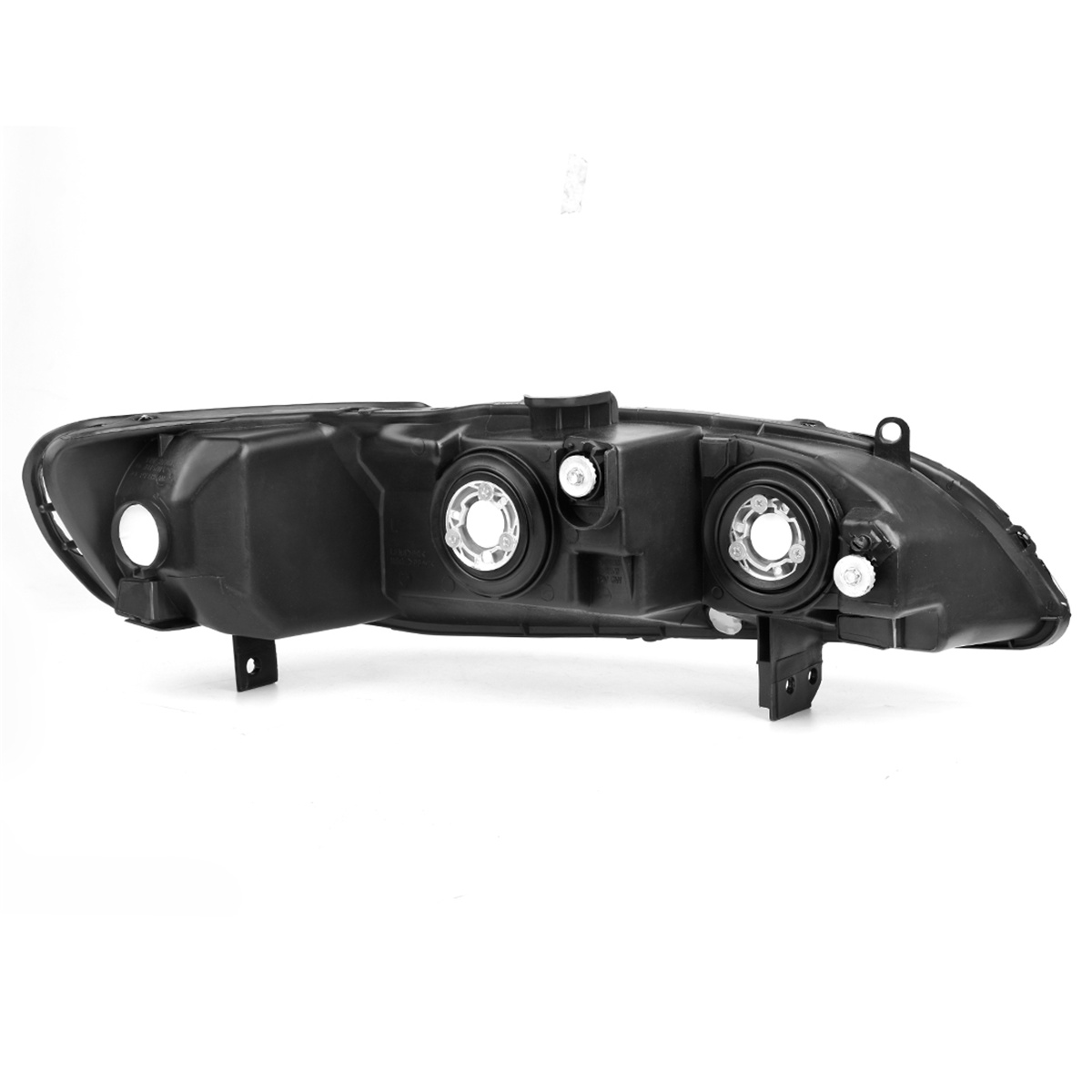 RVNI Headlights Assembly for Honda Accord 98-02 1998 1999 2000 2001 2002 Chrome Housing Headlamp
