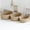 Khaki, variant on Small Woven Baskets Empty Tiny Storage Baskets Mini Cotton Rope Baskets Oval Decorative Hampers under Bed Bins Large Storage Tote Bag Bedroom Containers Clothes with Lids for Storage