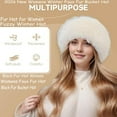 thumbnail image 2 of 2026 New Womens Winter Faux Fur Bucket Hat,Fuzzy Bucket Hat,Fluffy Fisherman Fuzzy Bucket Hat,Warm Faux Mink Plush Hat, 2 of 6