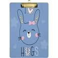 thumbnail image 1 of RYLABLUE Cute Rabbit Clipboard Hardboard Wood Nursing Clip Board and Pull for Standard A4 Letter 13x9 inches, 1 of 5