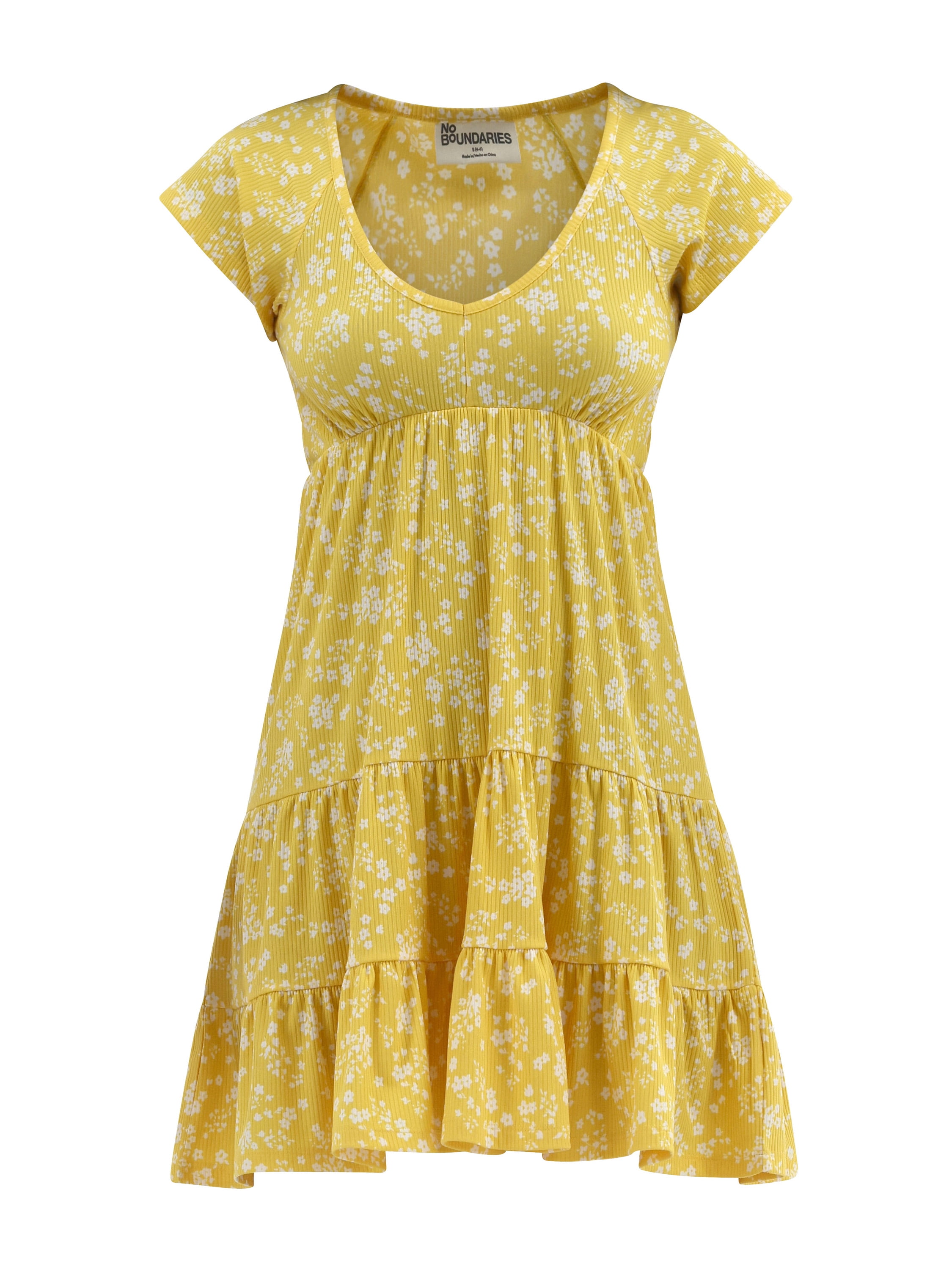 No Boundaries Babydoll Mini Dress, Women's