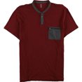 thumbnail image 1 of INC - Camiseta henley con bolsillo en contraste para hombre, color rojo, extragrande, 1 of 1