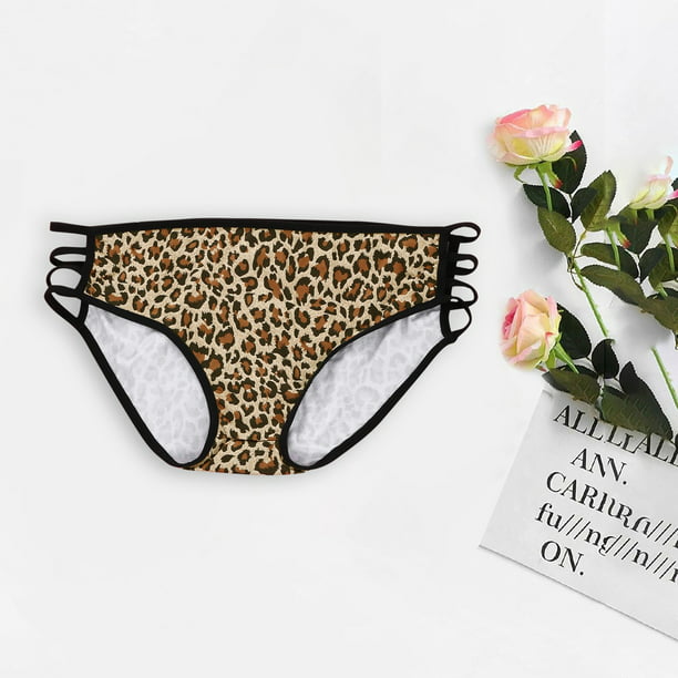 jovati Lace Underwear for Women Sexy Leopard Print Women